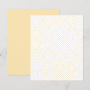 Papel de Scrapbook Branco com Padrão de Diamante D