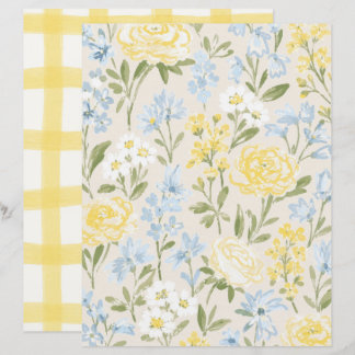 Papel de Scrapbook Buquê de Flores de Jardim Count