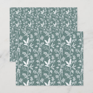Papel de Scrapbook com Dossel da Selva Exótica Ver