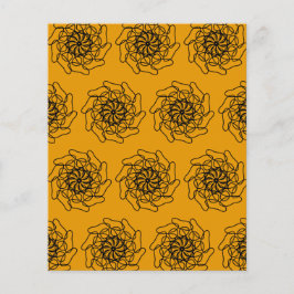 Papel de Scrapbook com padrão abstrato desenhado à