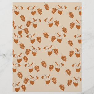 Papel de Scrapbook com Padrão de Bolota: