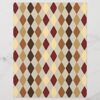 Papel de Scrapbook com Padrão de Diamante