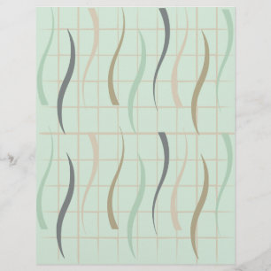 Papel de Scrapbook com Padrão de Redemoinho e Grad