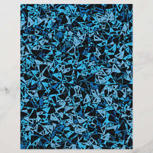 Papel de Scrapbook com Padrão de Triângulo Preto A