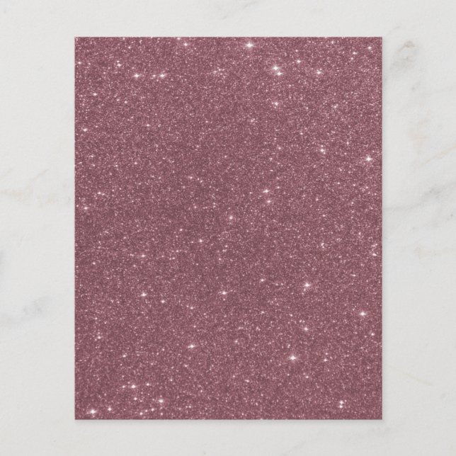 Papel de scrapbook com purpurina dourado-rosado (Frente)