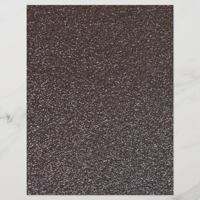 Papel de Scrapbook com Textura de Brilho Preto (Frente)
