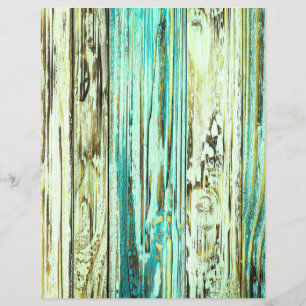 Papel de scrapbook com textura de madeira verde rú