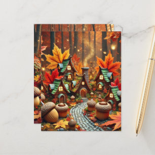 Papel de Scrapbook da Aldeia da Fada Caprichosa do