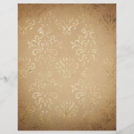 Papel de Scrapbook Damask Estilo Vintage