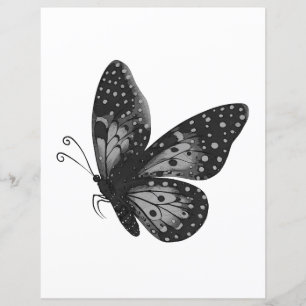 Papel de Scrapbook de Borboleta Individual