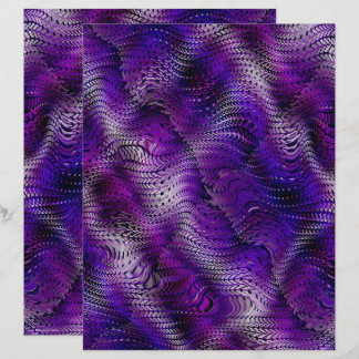 Papel de Scrapbook de Couro de Cobra Falso Roxo Pá