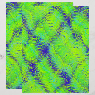 Papel de Scrapbook de Couro de Cobra Falso Verde P