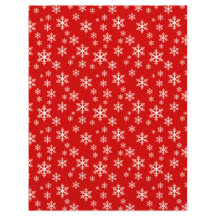 Papel de scrapbook de floco de neve vermelho-branc