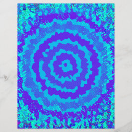 Papel de Scrapbook de Flor Abstrata Azul Página 2