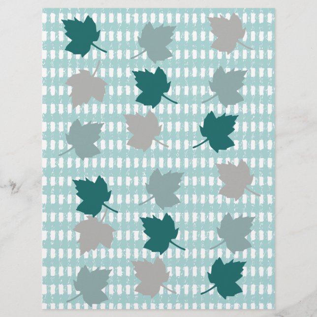 Papel de Scrapbook de Folha (Frente)