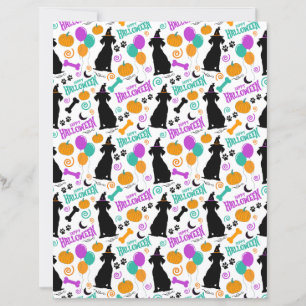 Papel de Scrapbook de Halloween de Cachorro
