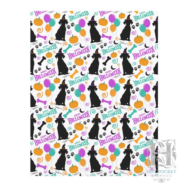 Papel de Scrapbook de Halloween de Cachorro (Criador carregado)