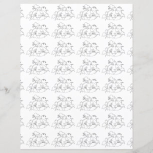 Papel de scrapbook de Halloween para abóboras de g