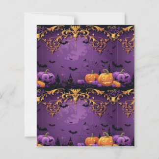 Papel de scrapbook de Halloween roxo