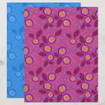 Papel de Scrapbook de Maracujá