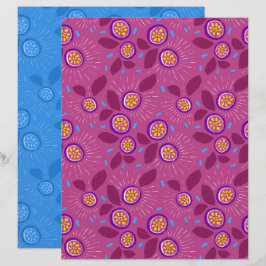 Papel de Scrapbook de Maracujá