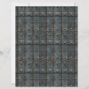 Papel de scrapbook de metal russo industrial