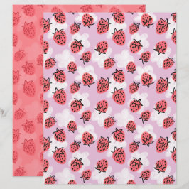 Papel de Scrapbook de Morango