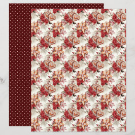 Papel de Scrapbook de Natal Antigo