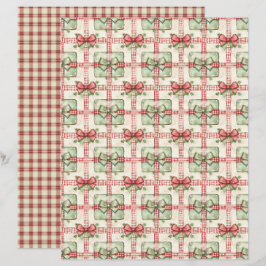 Papel de Scrapbook de Natal Antigo