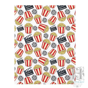 Papel de Scrapbook de Noite de Cinema