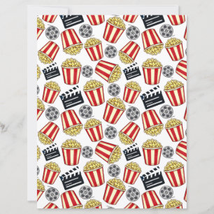 Papel de Scrapbook de Noite de Cinema