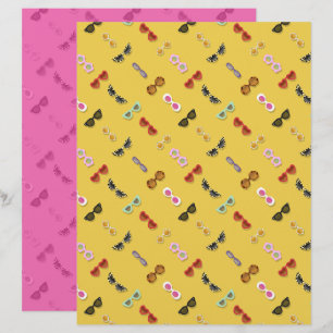 Papel de Scrapbook de Óculos de Sol