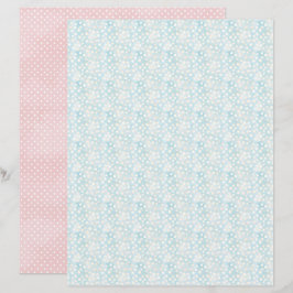 Papel de Scrapbook de Páscoa com Pontos Vintage