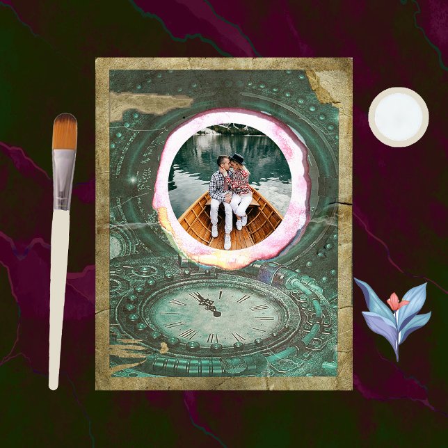 Papel de Scrapbook de Relógio Distinto (Criador carregado)