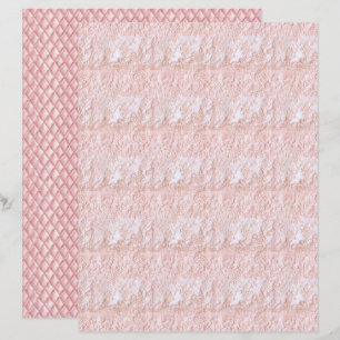 Papel de Scrapbook de Renda Floral Vintage Coquett