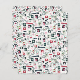 Papel de Scrapbook de Selos de Natal