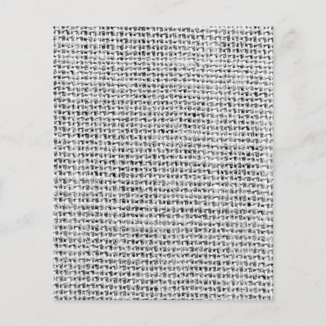 Papel de Scrapbook de Textura de Aniagem - Branco  (Frente)