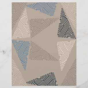 Papel de Scrapbook de Triângulo Lixado