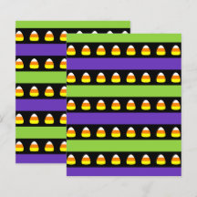 Papel de Scrapbook Doce de Halloween Candy Corn