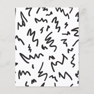 Papel de scrapbook em preto e branco moderno