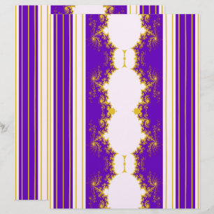 Papel de Scrapbook Fractal Natal Roxo