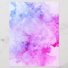 Papel de Scrapbook Granito Roxo Rosa Azul