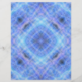 Papel de Scrapbook Jardim Azul Sereno 2 Lados Pági
