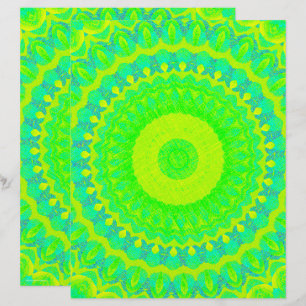 Papel de Scrapbook Kaleidoscópio Verde Página 2 La