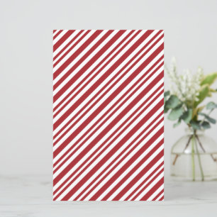 Papel de Scrapbook Listras de Bastão de Natal