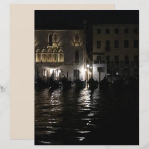 Papel de Scrapbook Meia-Noite no Grande Canal