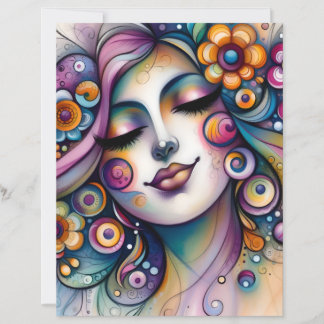 Papel de Scrapbook Mulher Caprichosa Sussurrante
