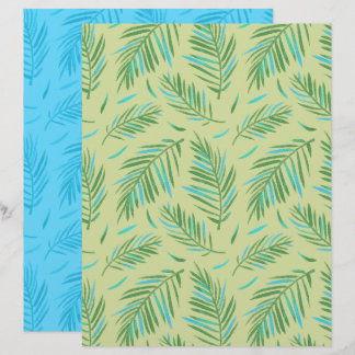 Papel de Scrapbook Palm Green