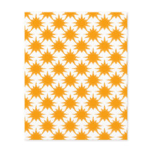 Papel de Scrapbook Papel Sol Amarelo Laranja