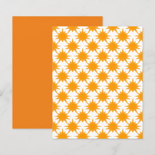 Papel de Scrapbook Papel Sol Amarelo Laranja